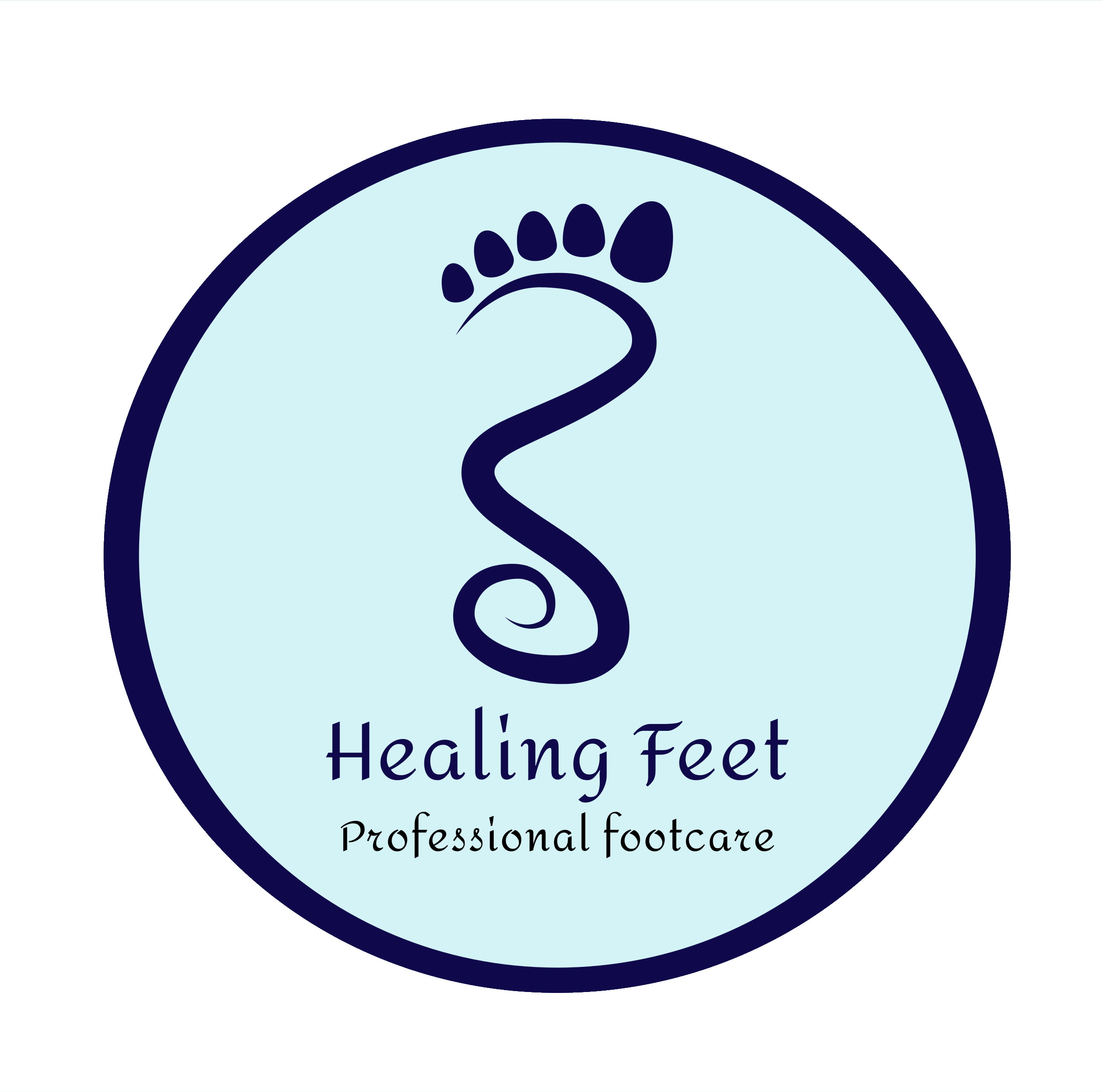 Healingfeet.co.uk foot logo